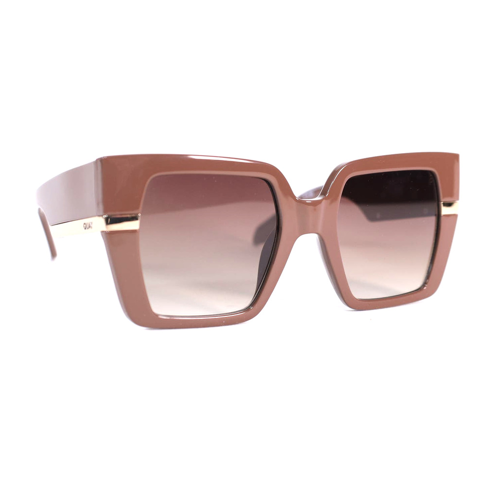 Quay Australia NOTORIOUS Oversized Square Womens Sunglasses - Doe/Brown - NWT - Picture 5 of 9